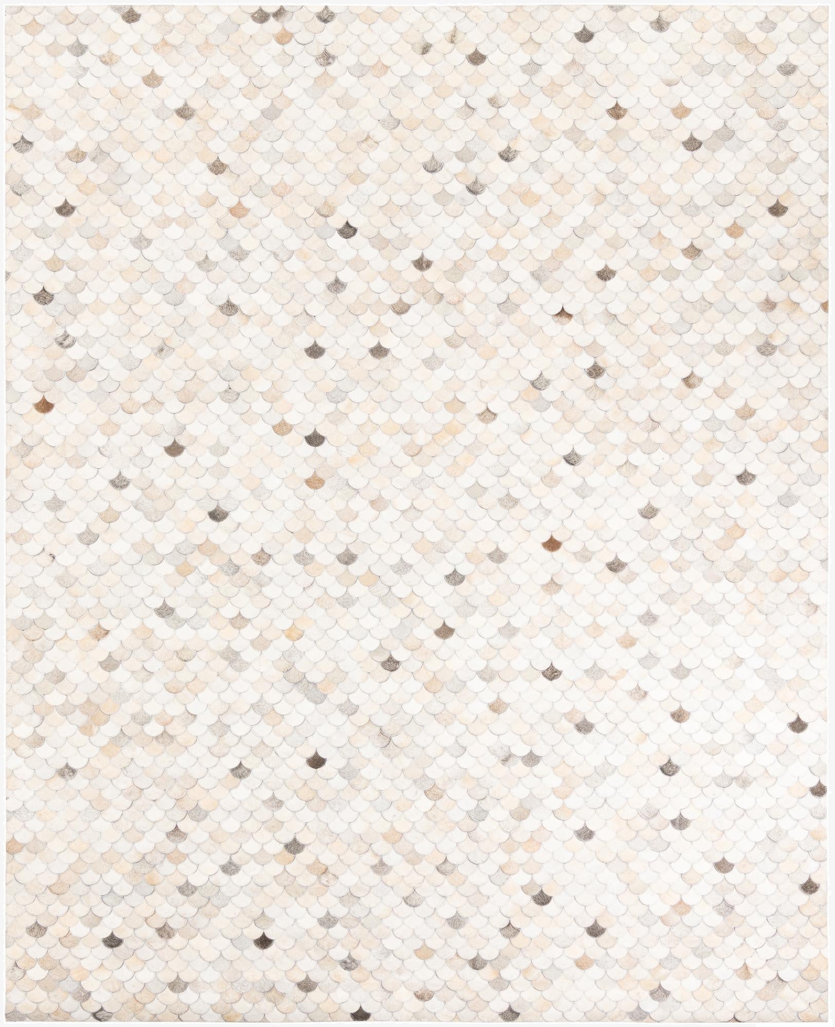 8' x 10' Cowhide Leather Rug