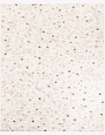 8' x 10' Cowhide Leather Rug