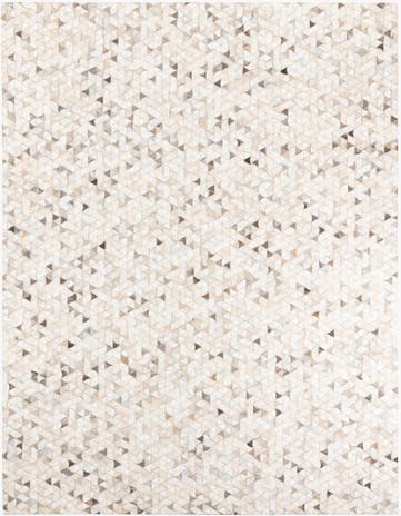 7' 8 x 10' Cowhide Leather Rug