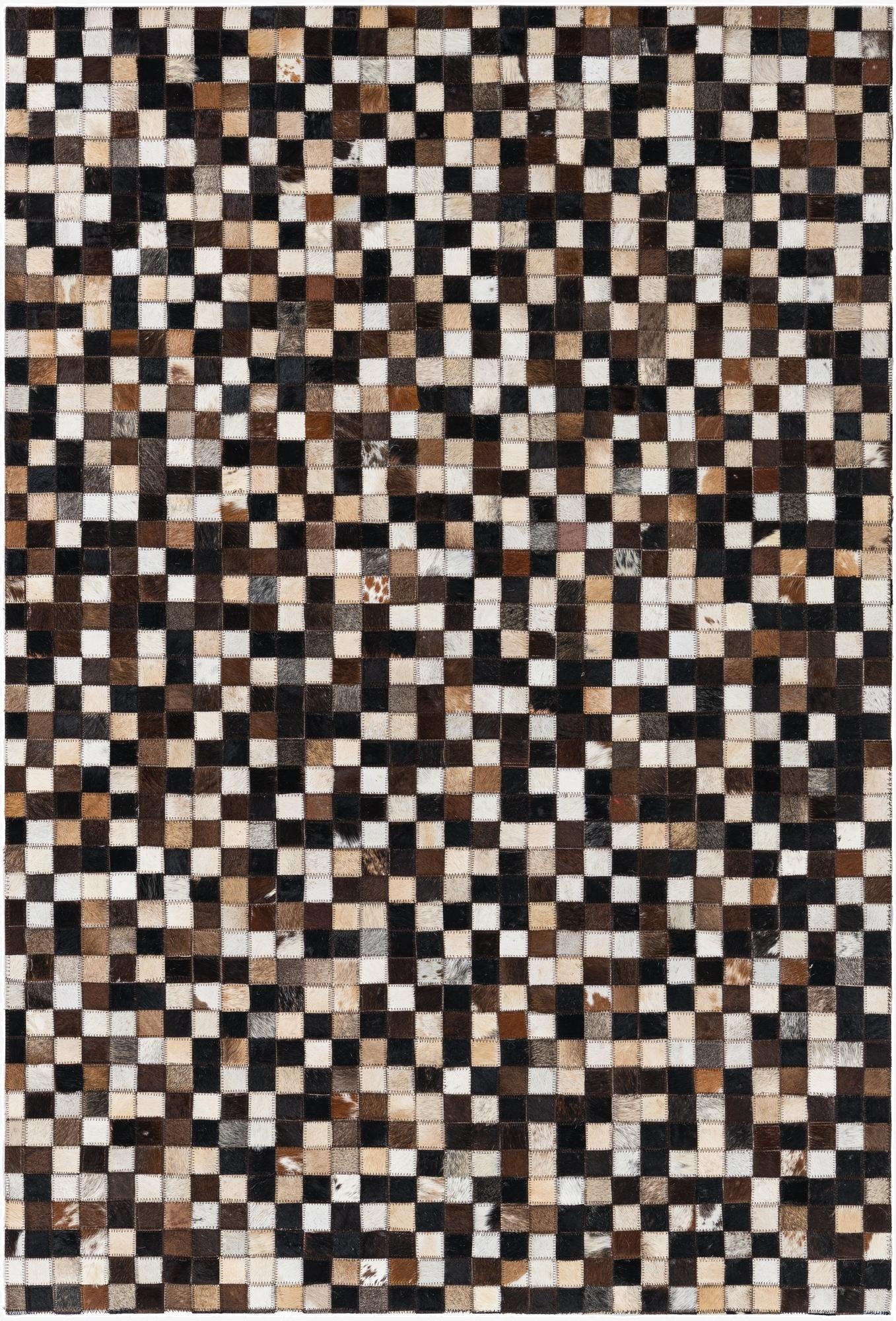 4' x 6' Cowhide Leather Rug