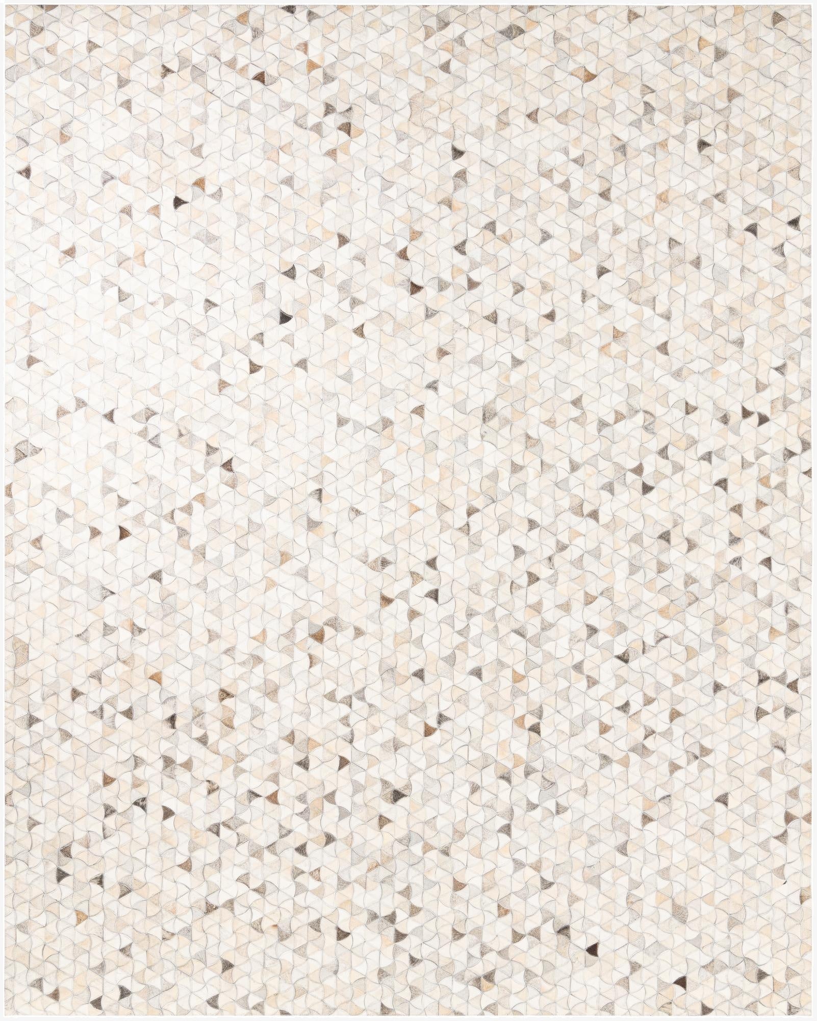 8' x 10' Cowhide Leather Rug