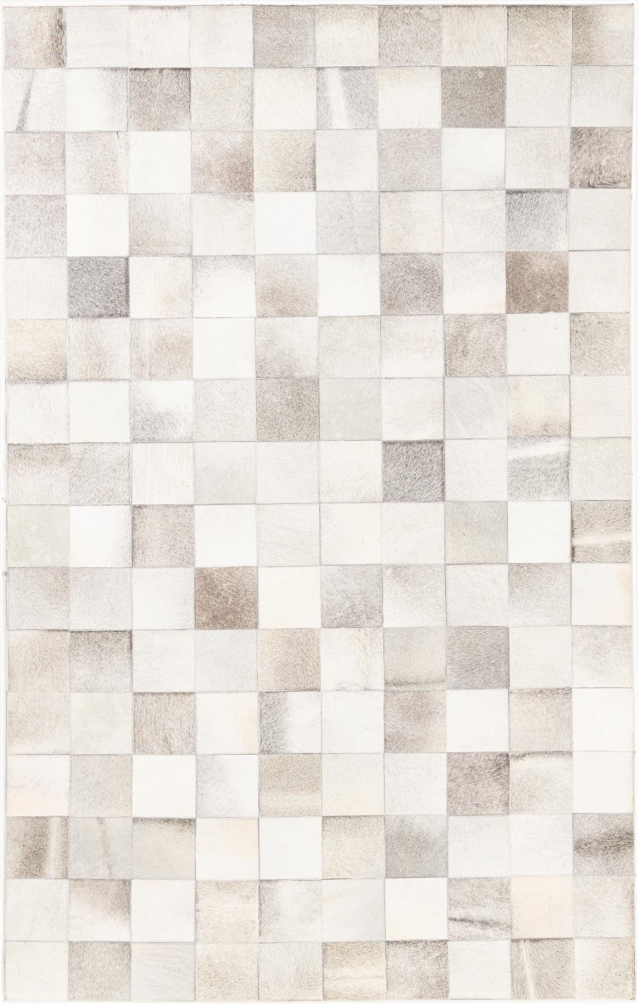 5' x 8' Cowhide Leather Rug