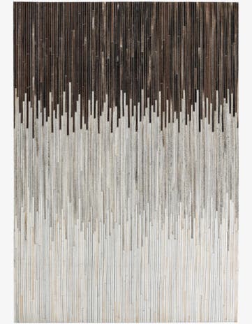 5' 4 x 7' 6 Cowhide Leather Rug