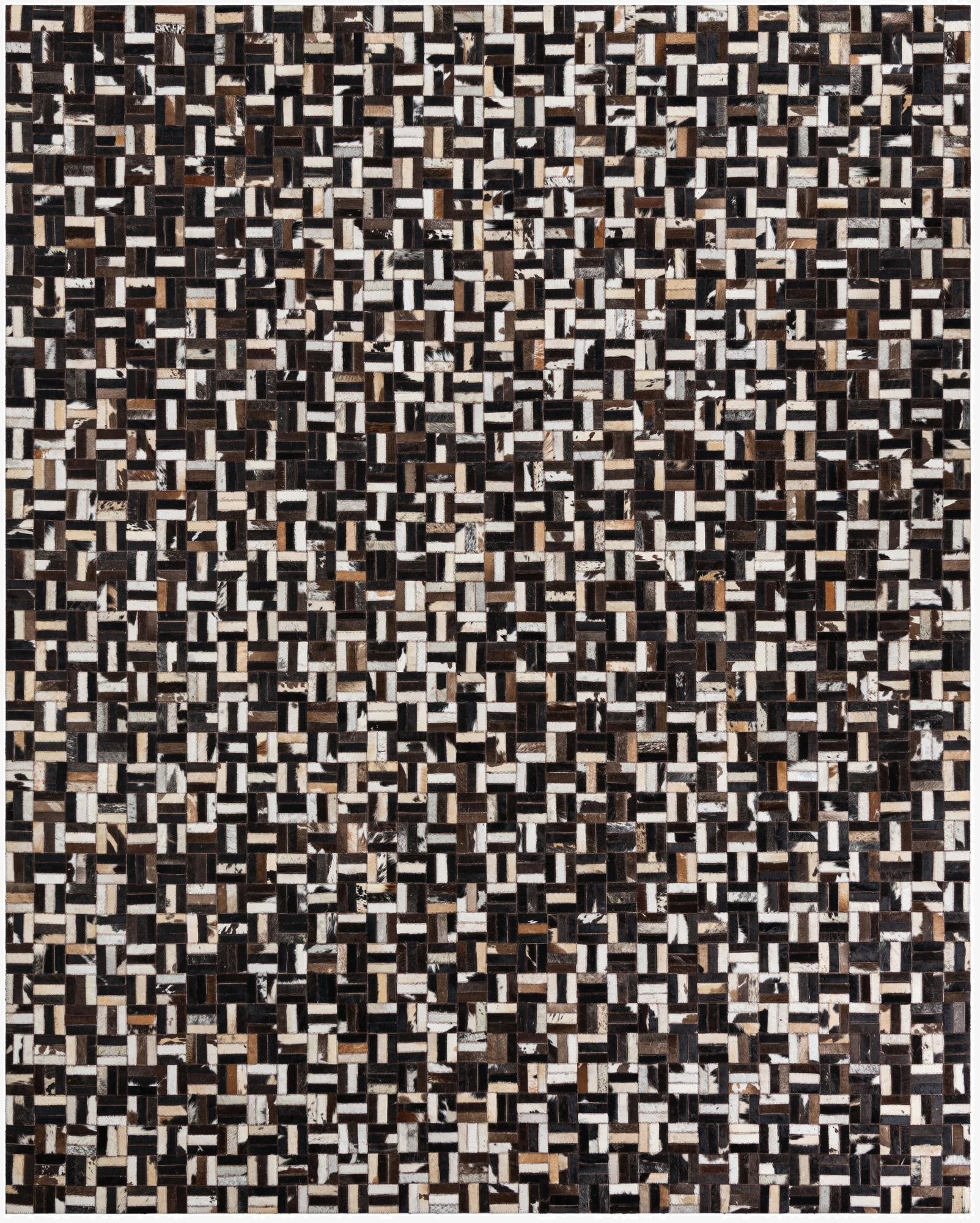 8' x 10' Cowhide Leather Rug