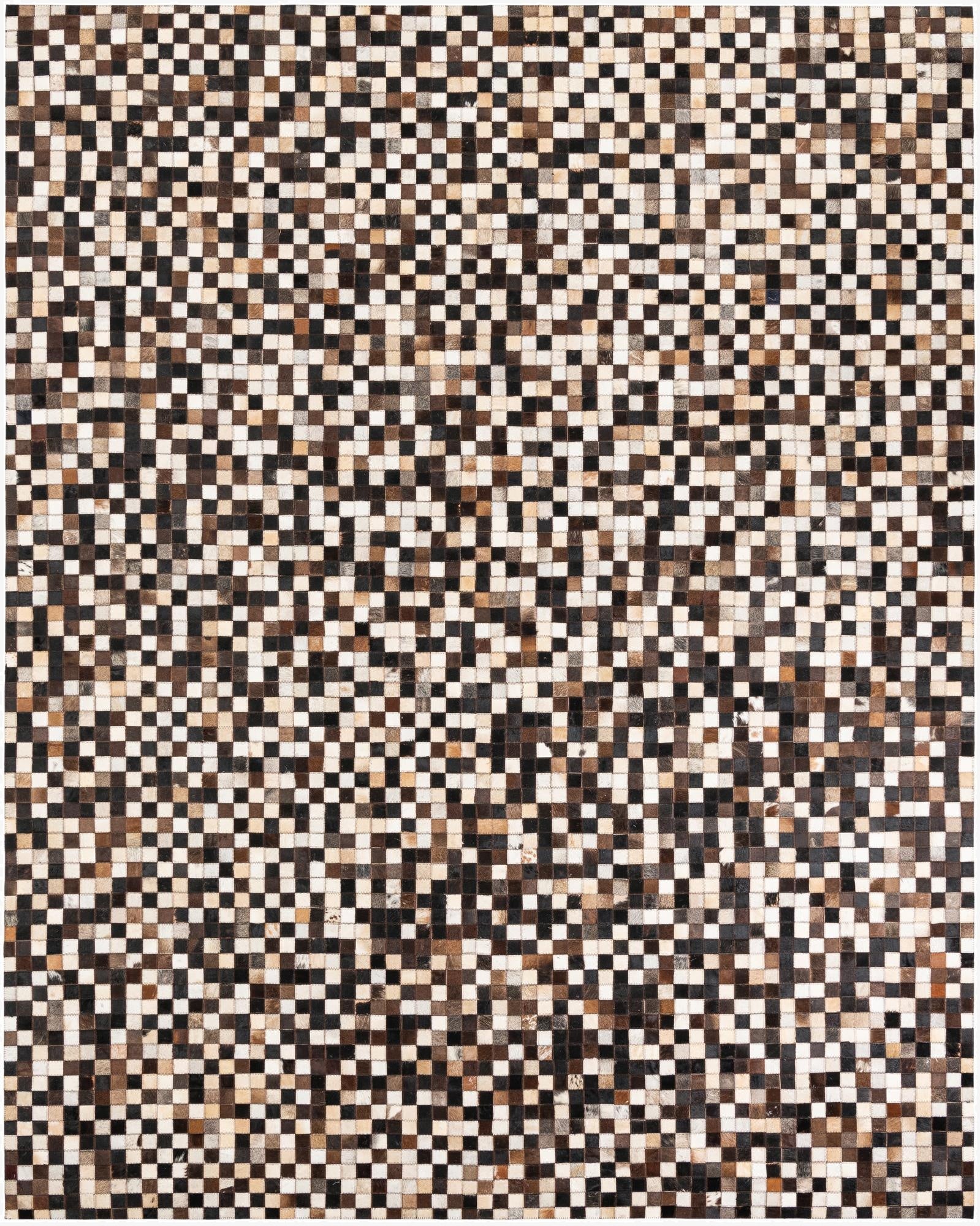 8' x 10' Cowhide Leather Rug