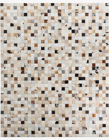 8' x 10' Cowhide Leather Rug