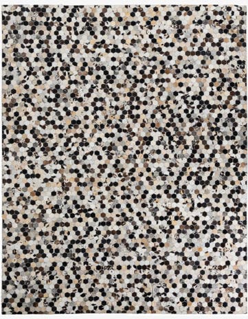 8' x 10' Cowhide Leather Rug