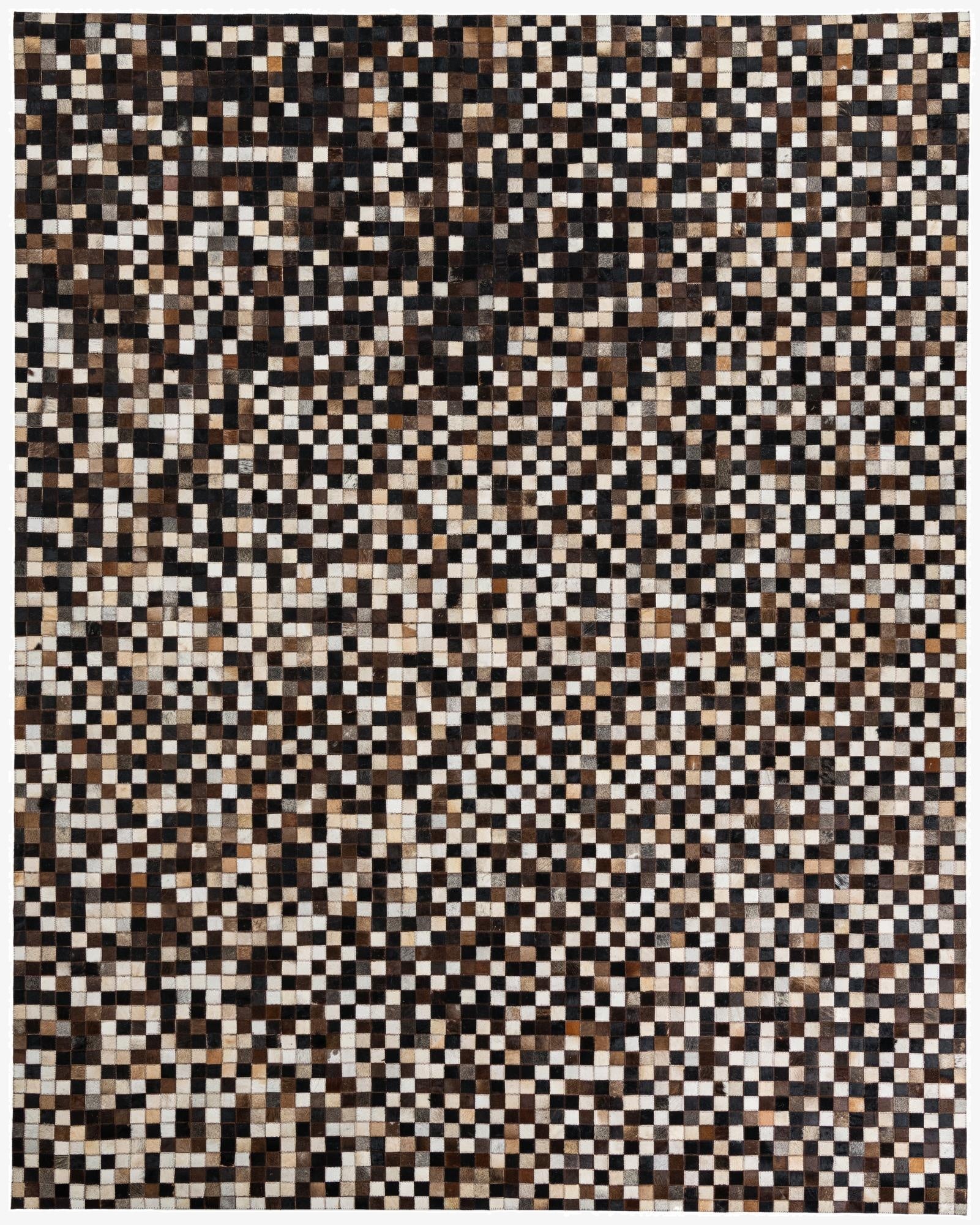 8' x 10' 1 Cowhide Leather Rug