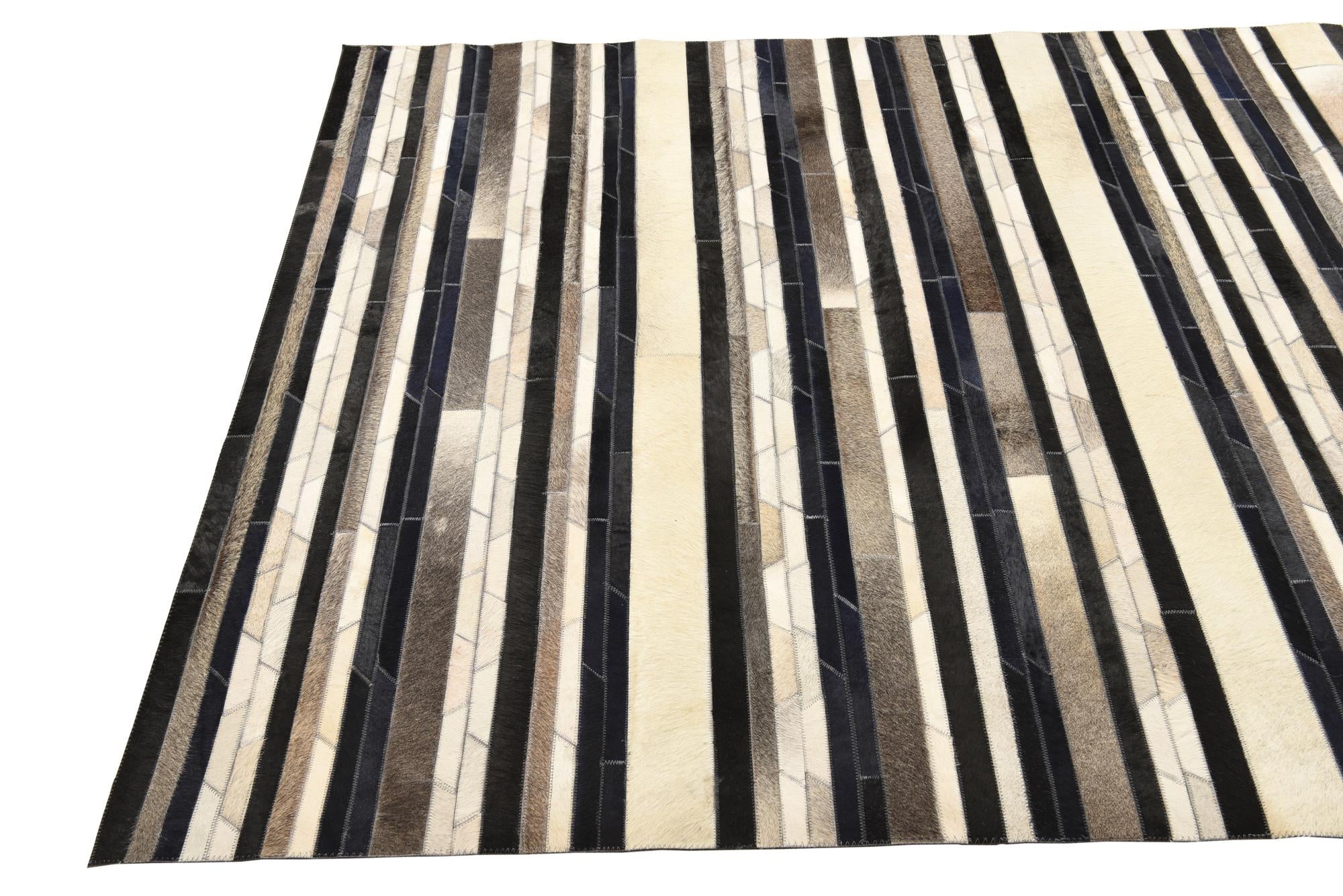 5' 1 x 8' 1 Cowhide Rug