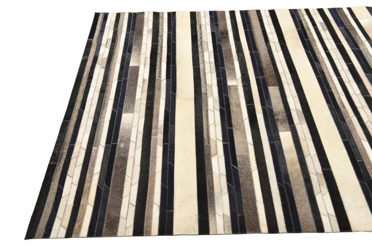 Detail image of 5' 1 x 8' 1 Cowhide Rug