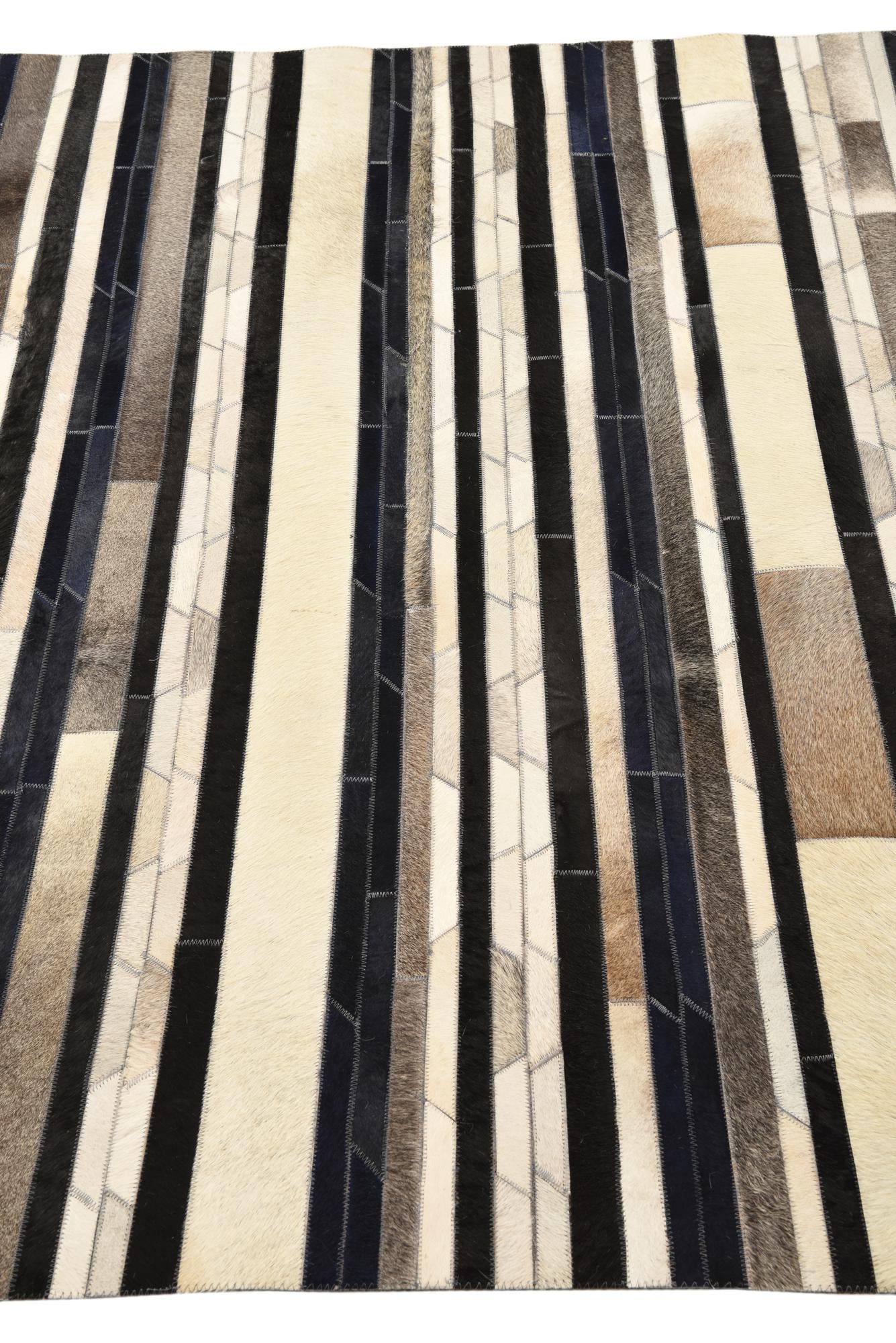 5' 1 x 8' 1 Cowhide Rug