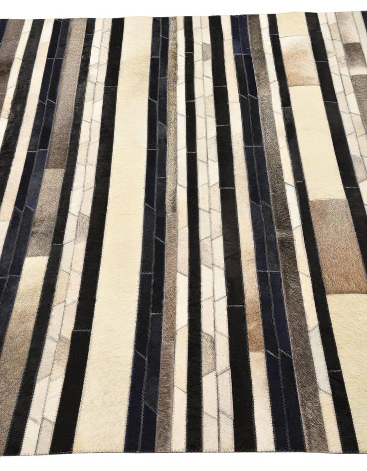 Detail image of 5' 1 x 8' 1 Cowhide Rug