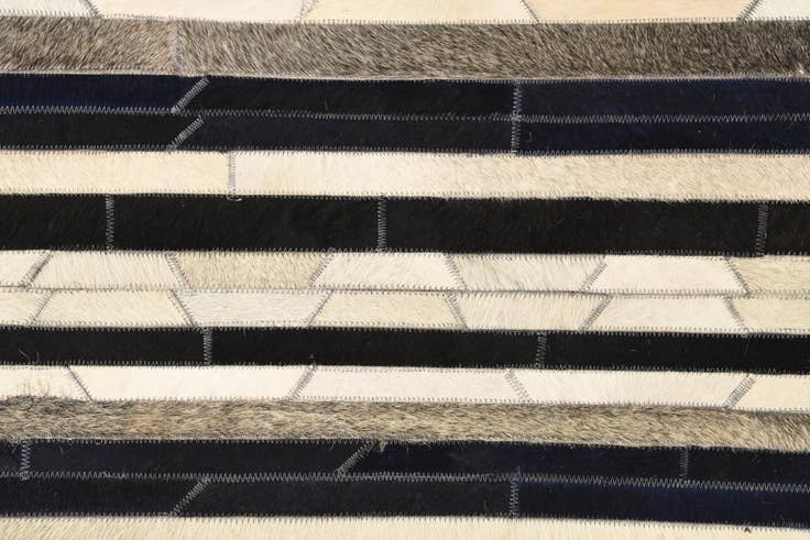 Detail image of 5' 1 x 8' 1 Cowhide Rug