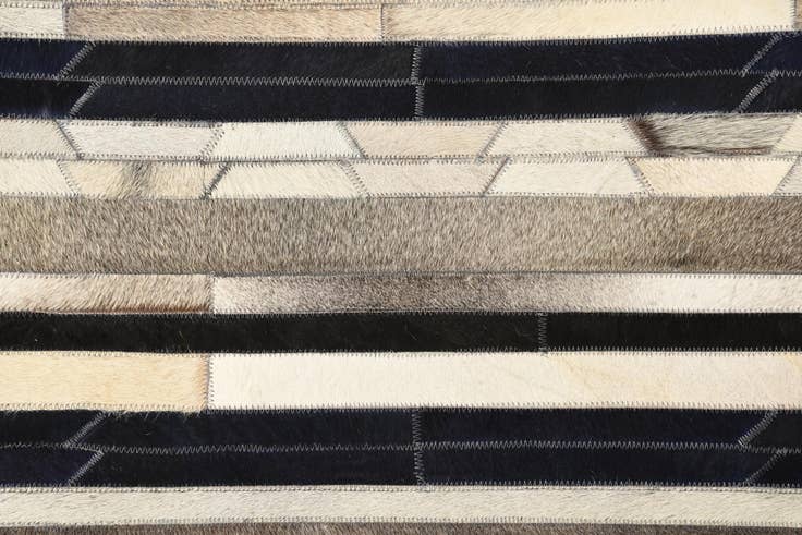 Detail image of 5' 1 x 8' 1 Cowhide Rug