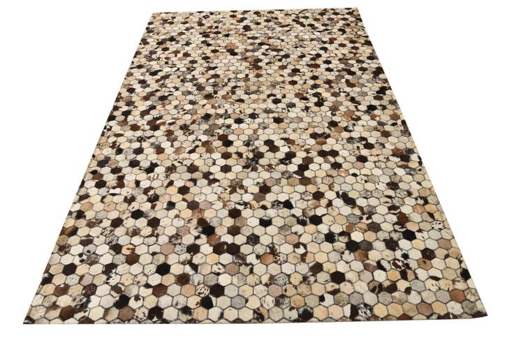 Detail image of 5' 2 x 8' 1 Cowhide Rug