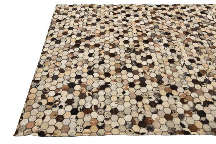 Detail image of 5' 2 x 8' 1 Cowhide Rug