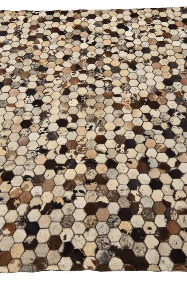 Detail image of 5' 2 x 8' 1 Cowhide Rug