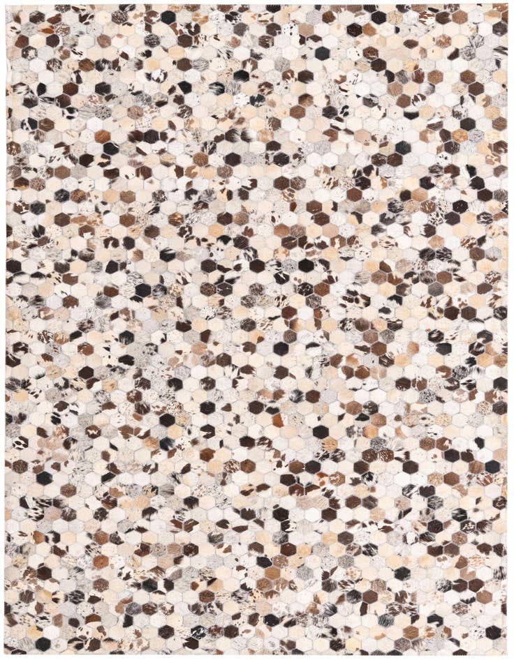 Detail image of 5' 2 x 7' 10 Cowhide Rug