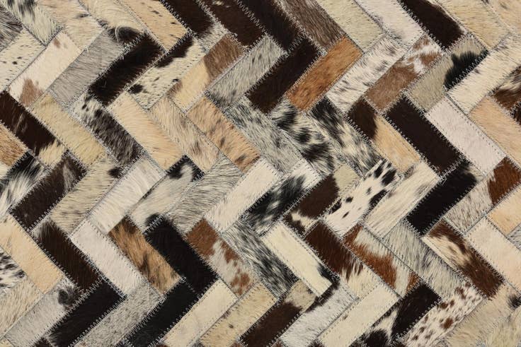 Detail image of 5' x 7' 9 Cowhide Rug