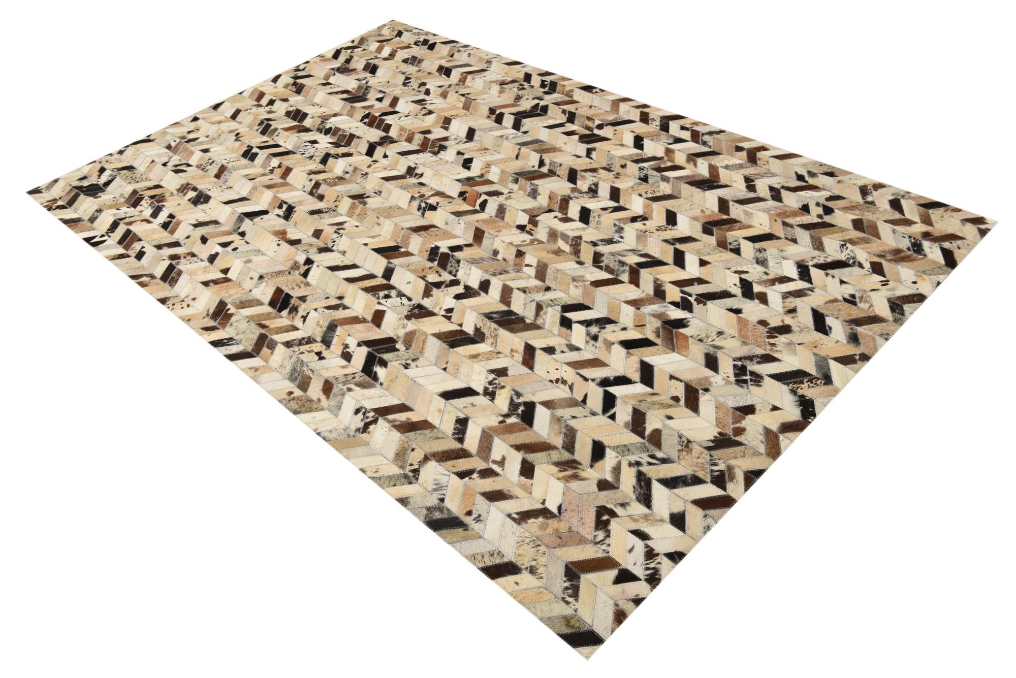 5' 1 x 8' Cowhide Rug