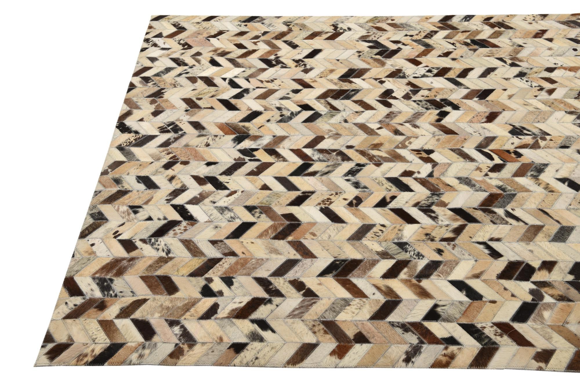 5' 1 x 8' Cowhide Rug