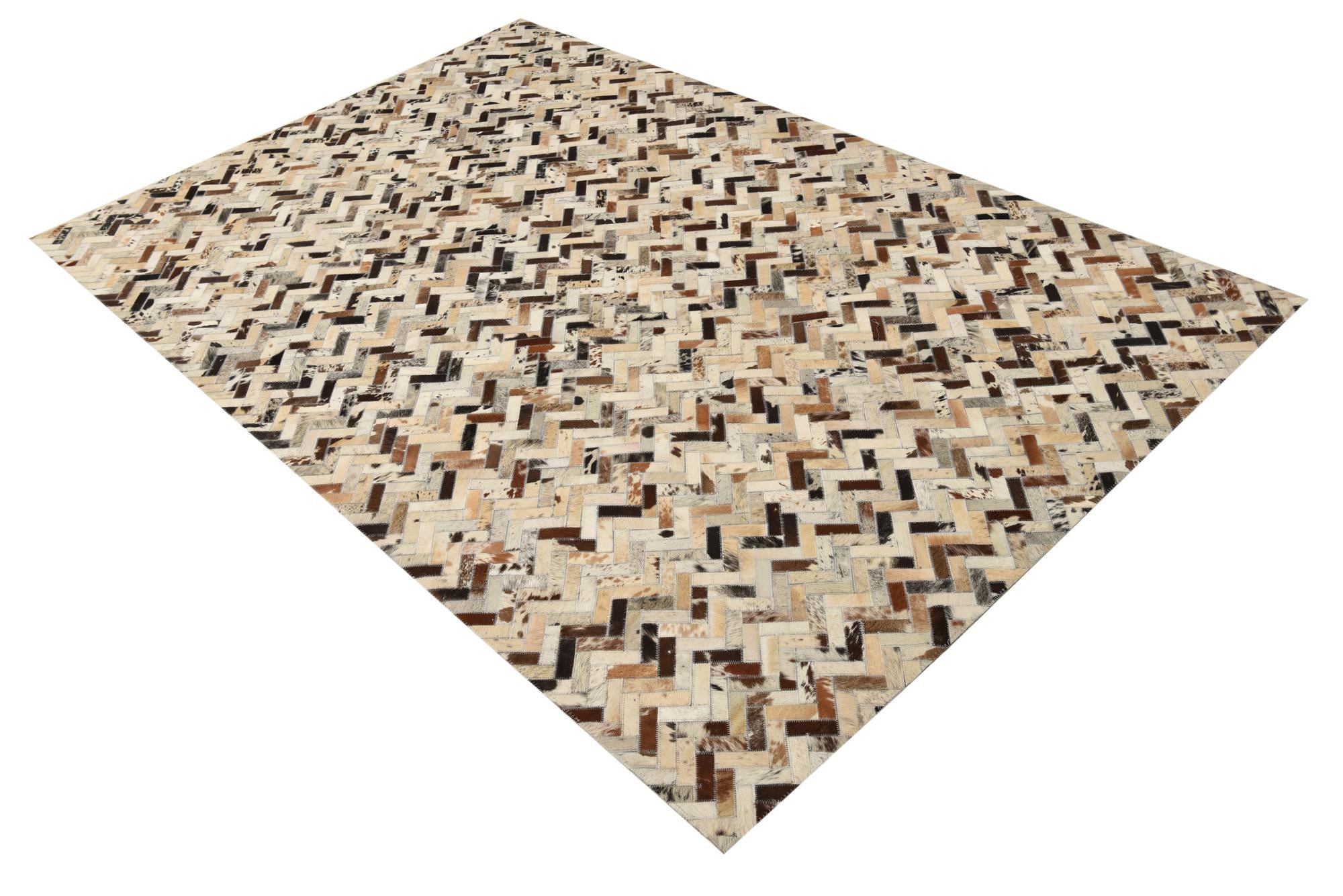 5' 3 x 8' Cowhide Rug