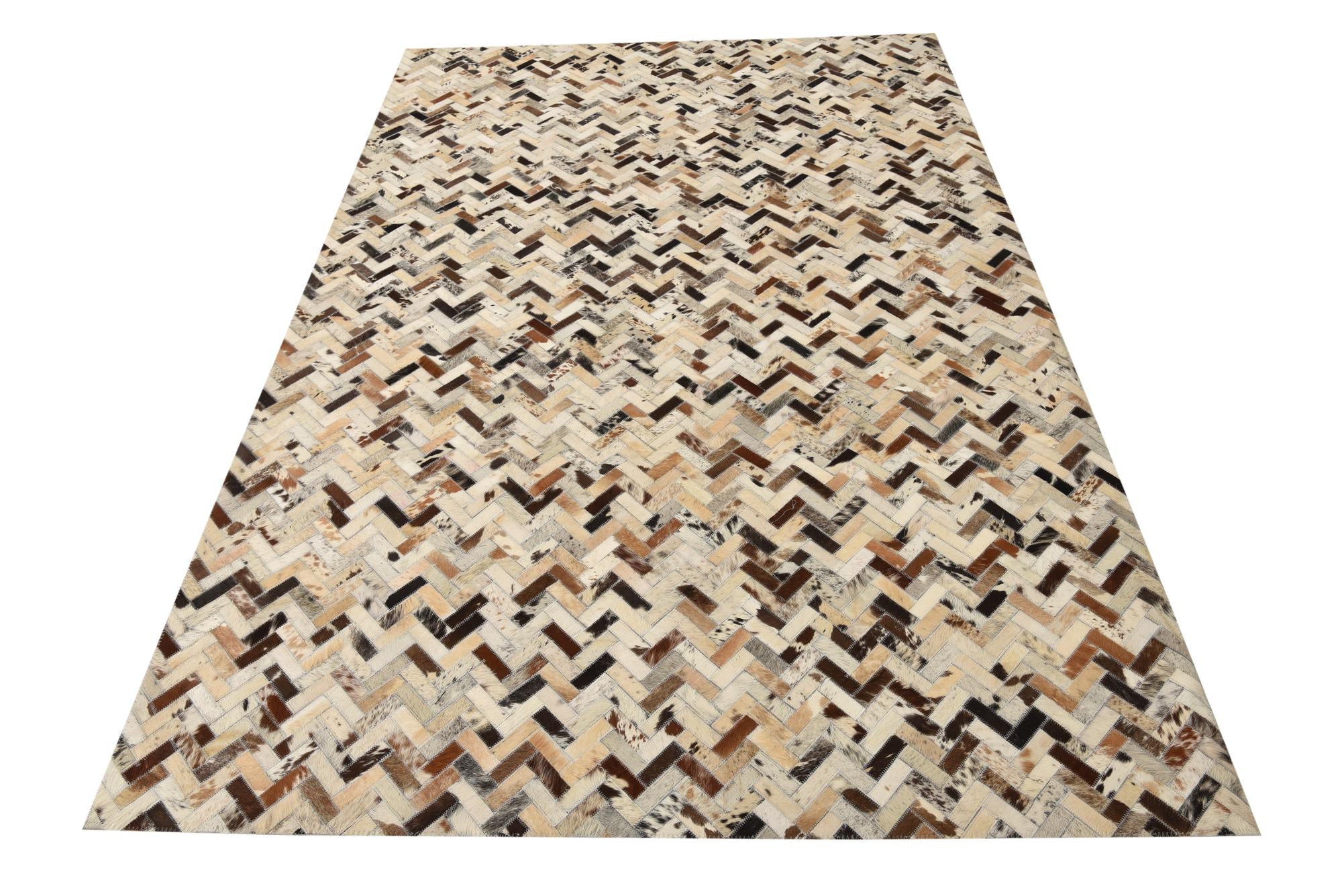 5' 3 x 8' Cowhide Rug
