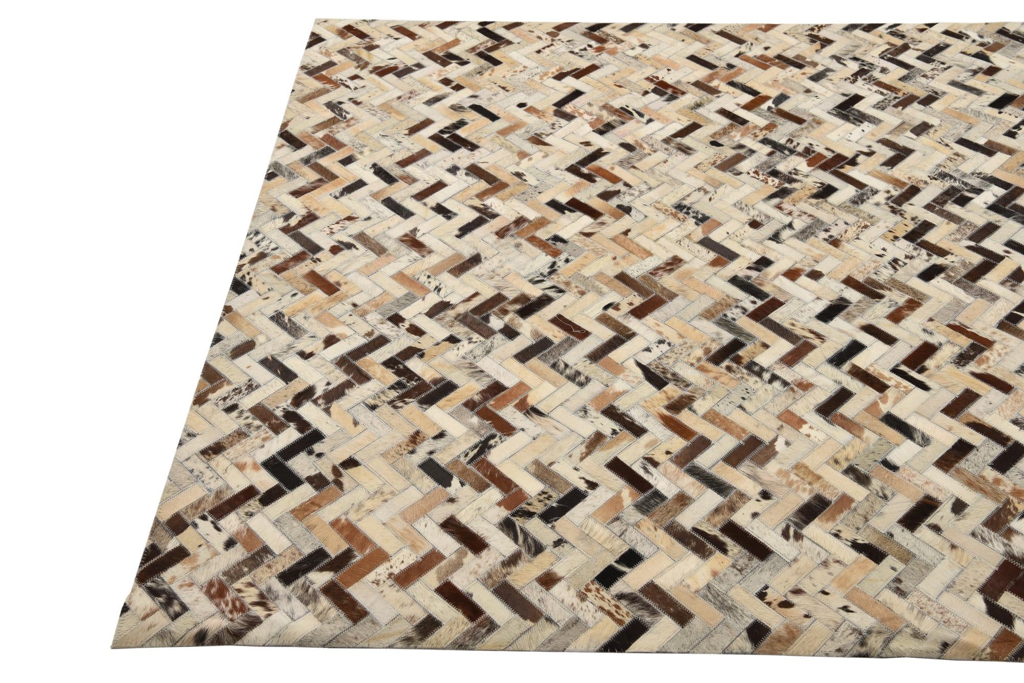 5' 3 x 8' Cowhide Rug