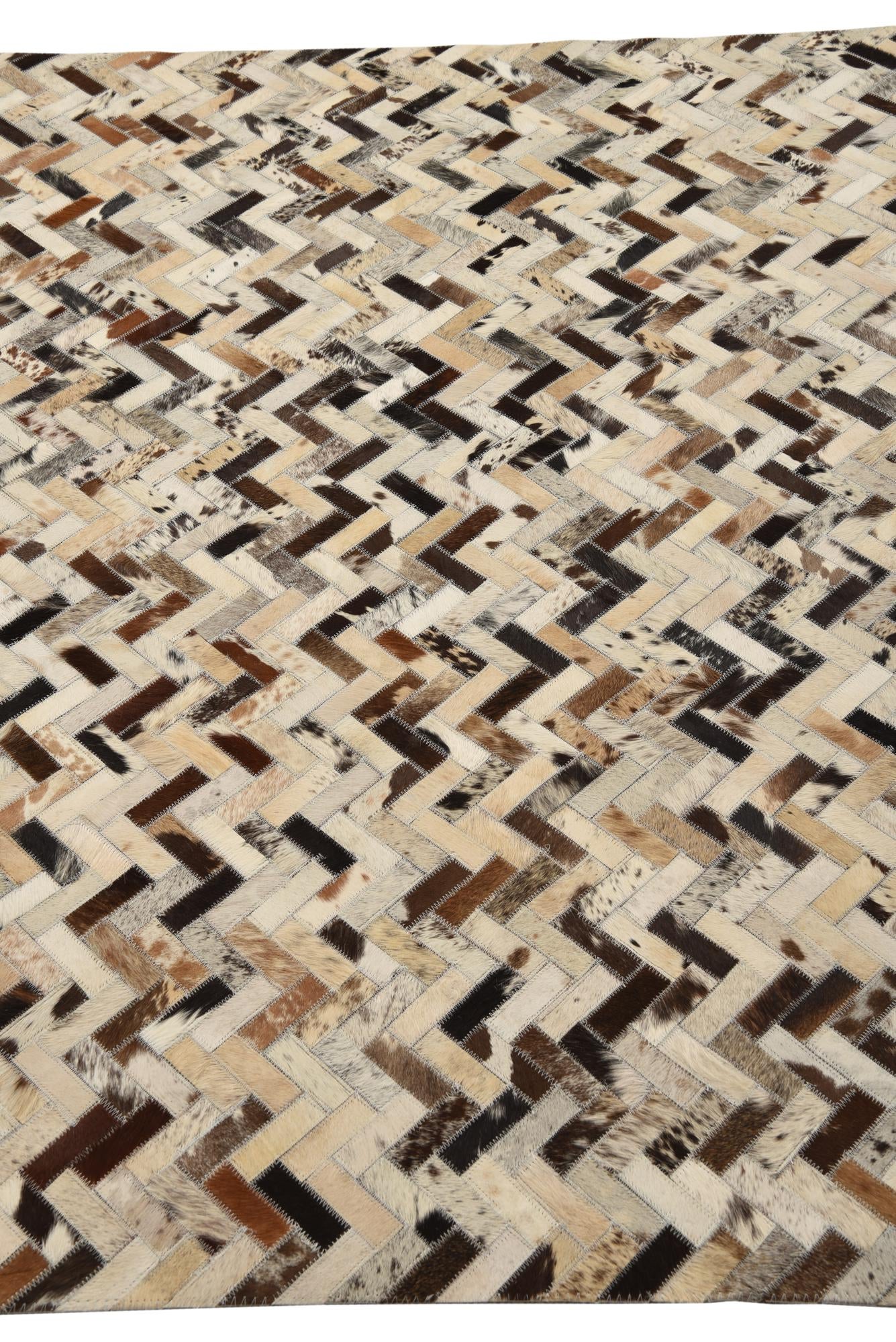 5' 3 x 8' Cowhide Rug