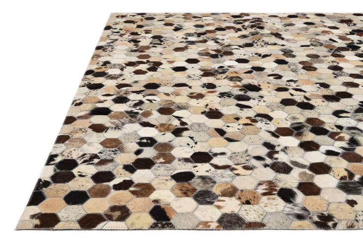 Detail image of 5' 1 x 8' Cowhide Rug