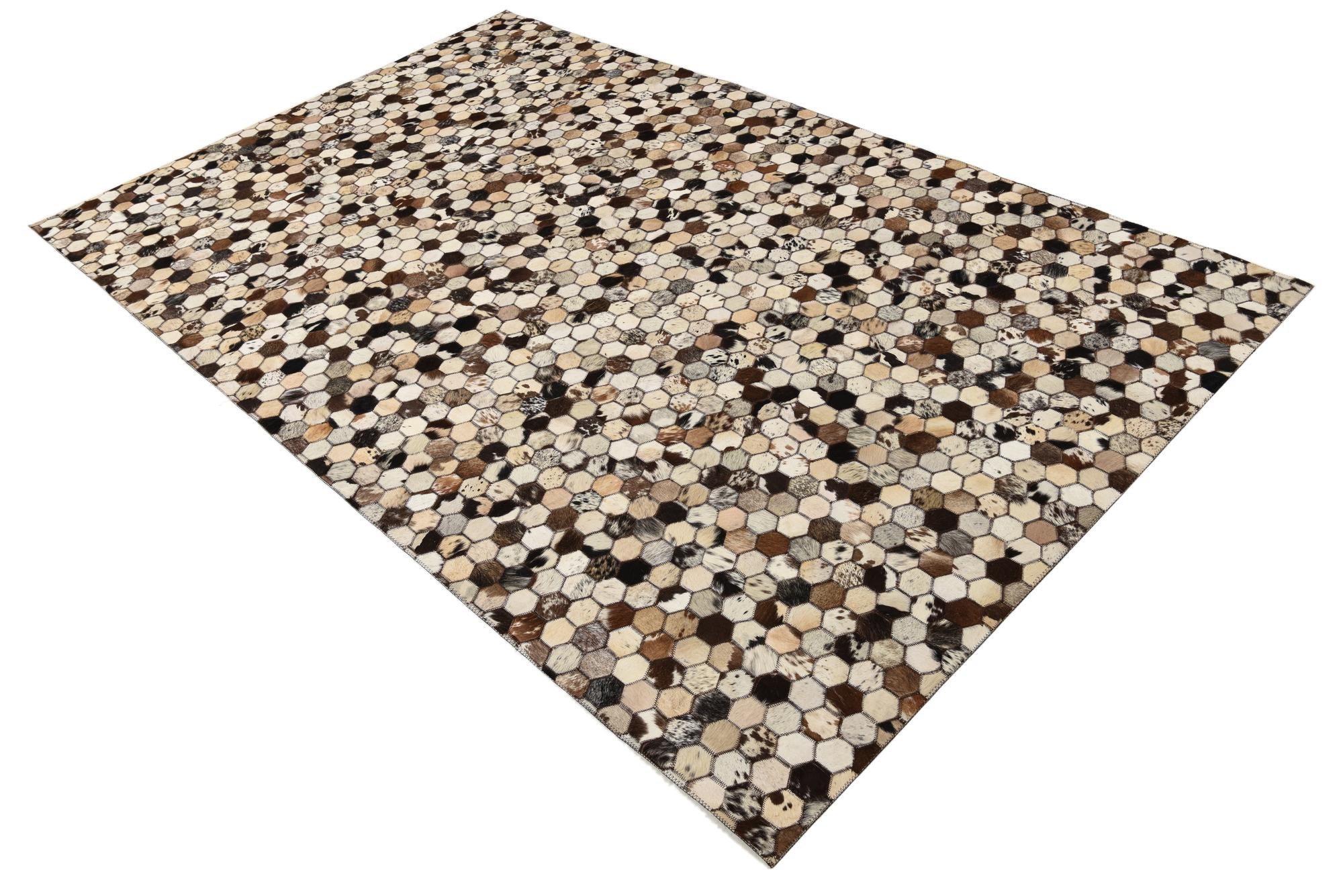 5' 1 x 8' 1 Cowhide Rug