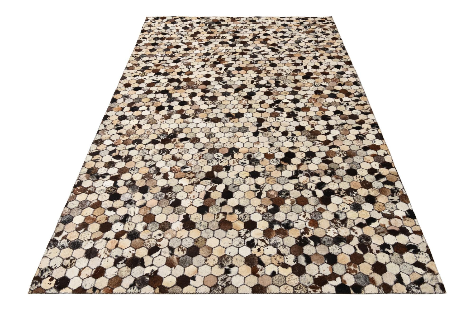 5' 1 x 8' 1 Cowhide Rug