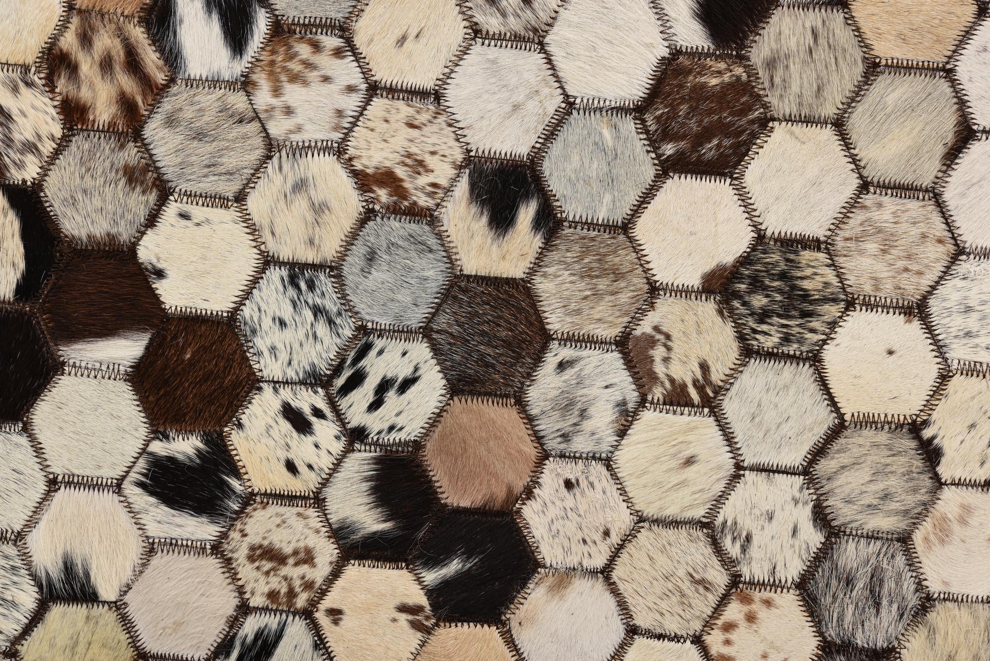 5' 1 x 8' 1 Cowhide Rug