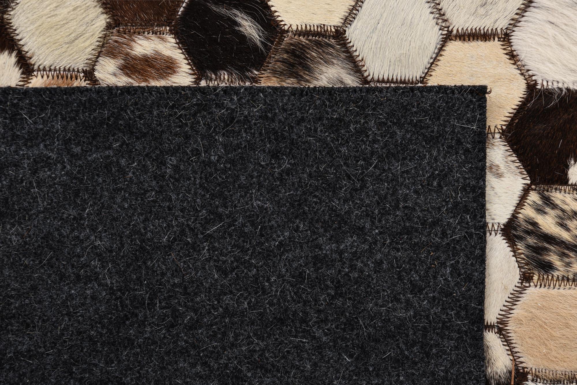 5' 1 x 8' 1 Cowhide Rug