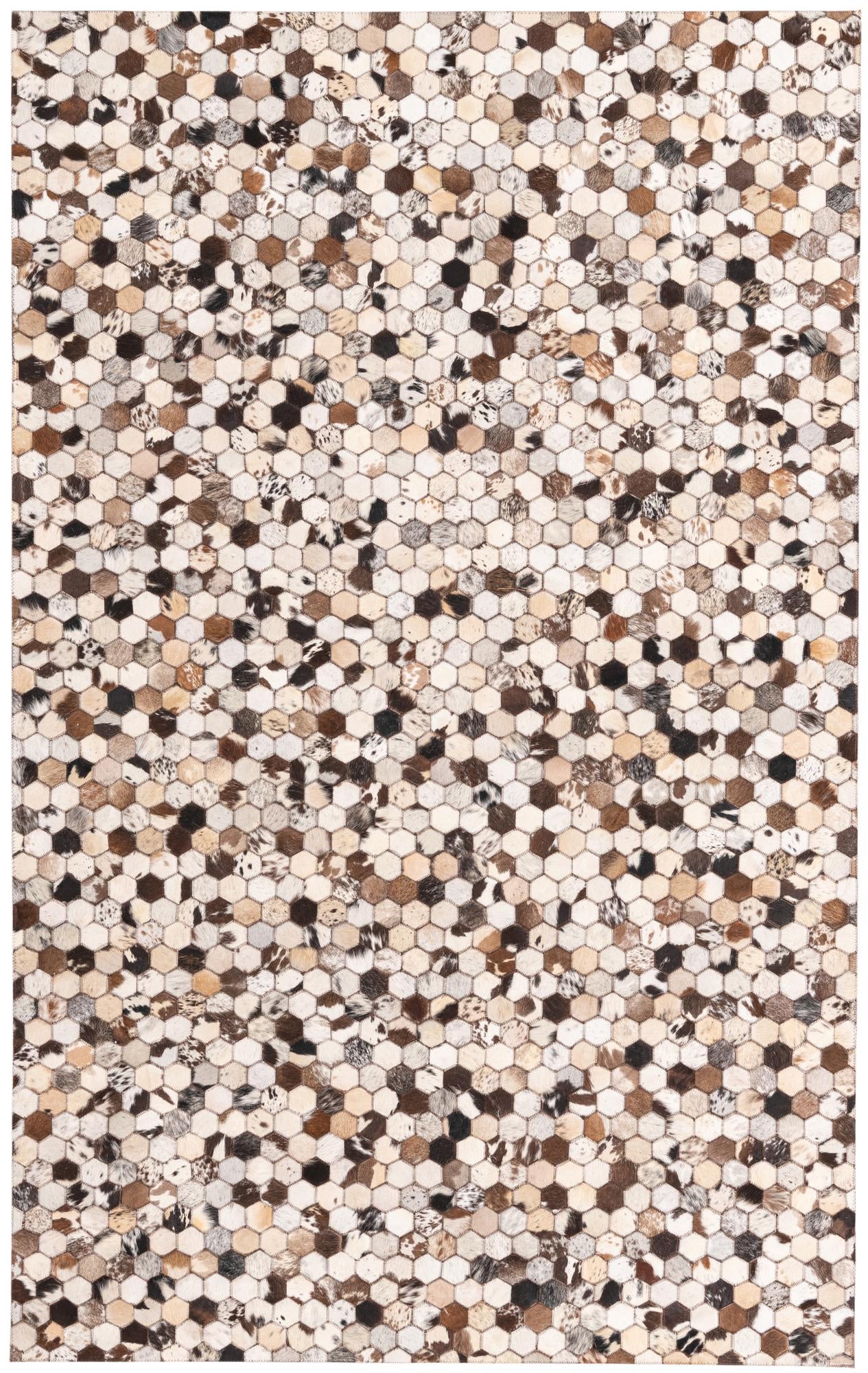 5' 1 x 8' 1 Cowhide Rug