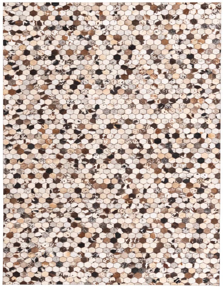 Detail image of 5' 1 x 8' 1 Cowhide Rug