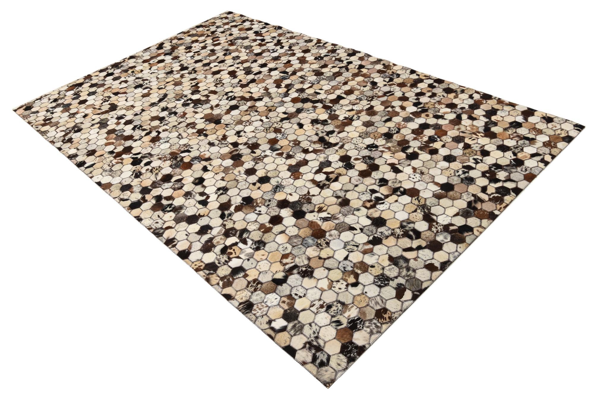 5' 1 x 8' 1 Cowhide Rug