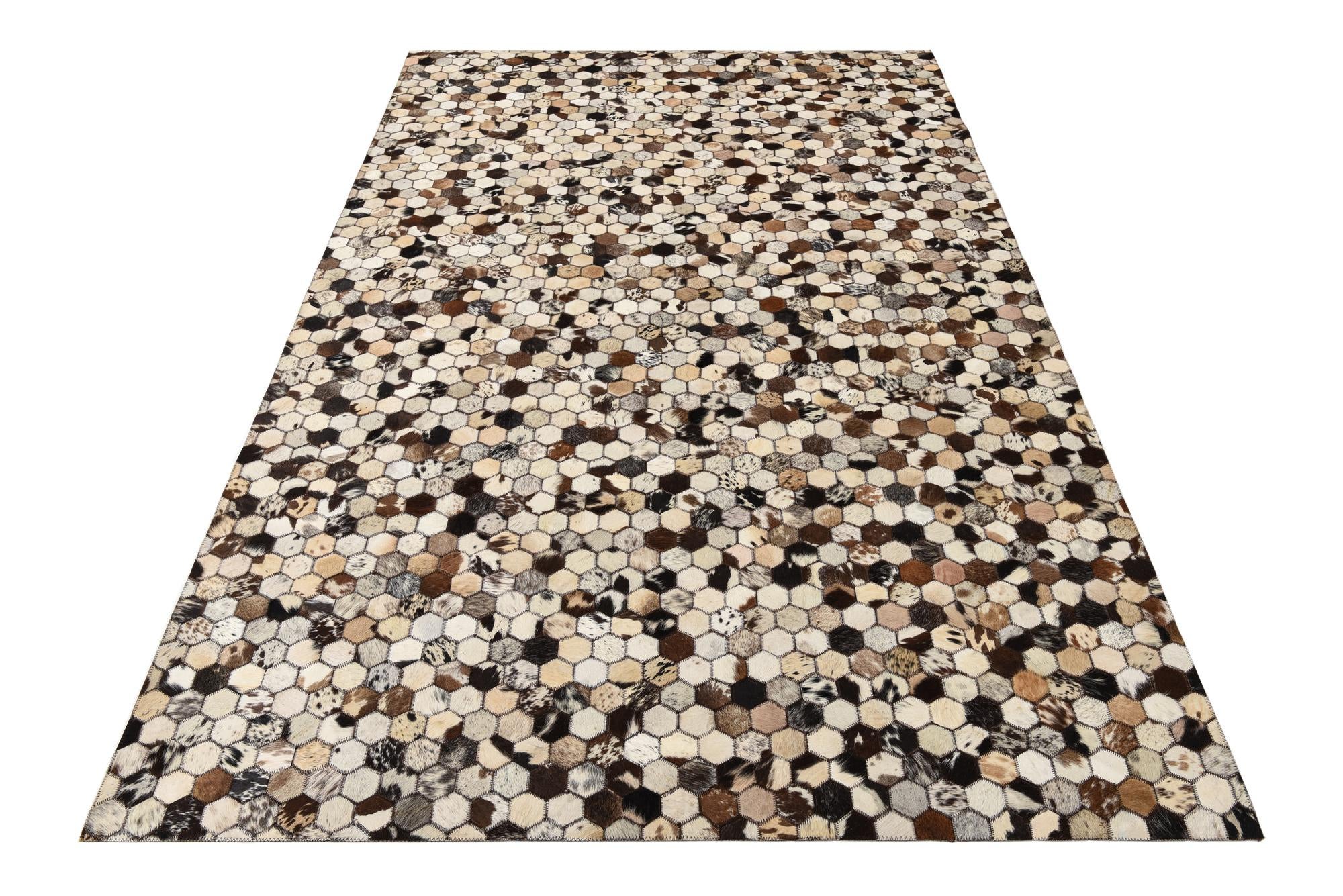 5' 1 x 8' 1 Cowhide Rug