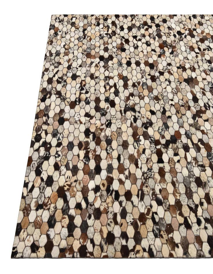 Detail image of 5' 1 x 8' 1 Cowhide Rug