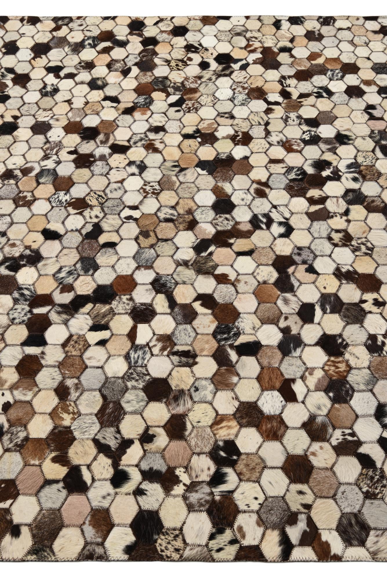 5' 1 x 8' 1 Cowhide Rug