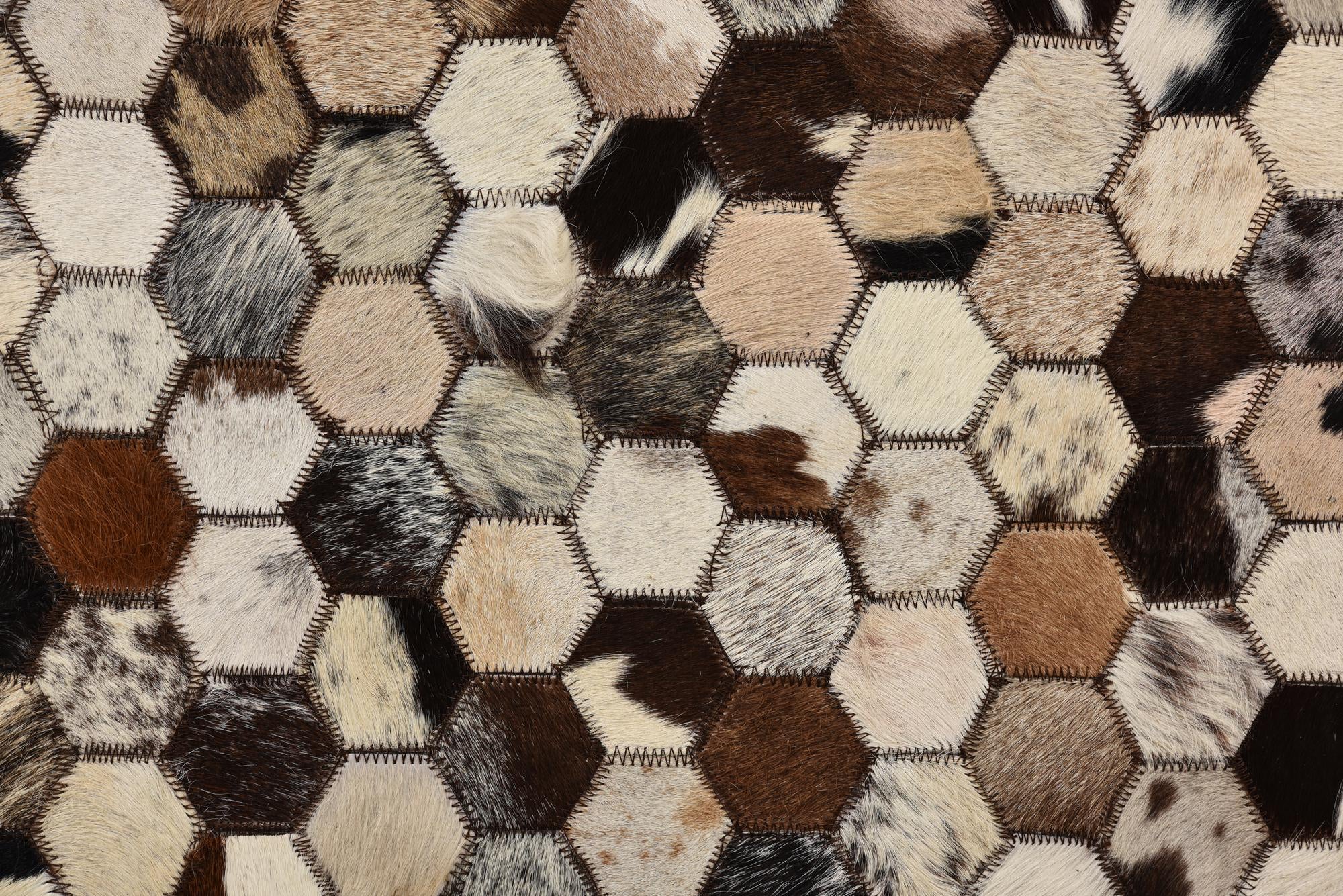 5' 1 x 8' 1 Cowhide Rug