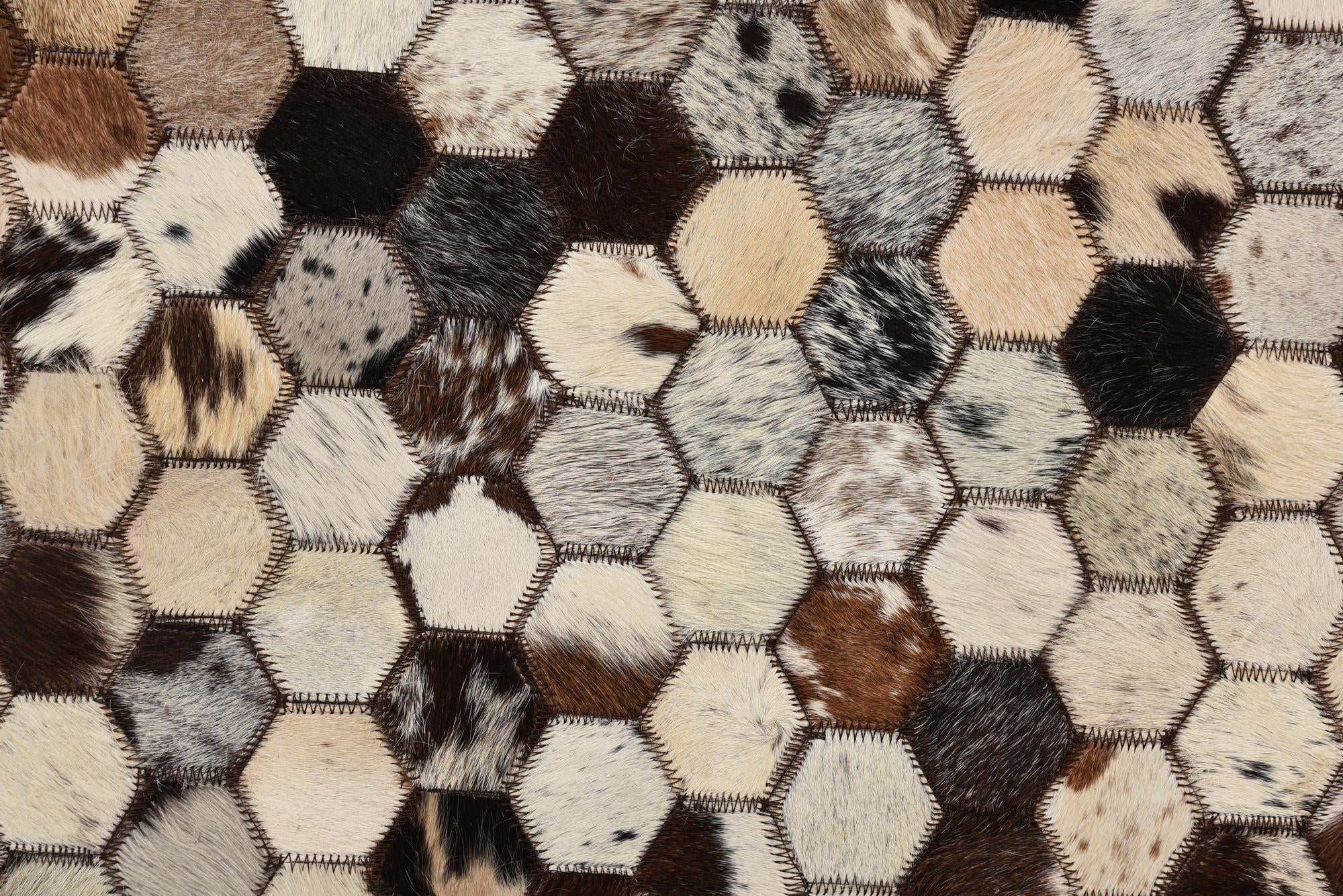 5' 1 x 8' 1 Cowhide Rug