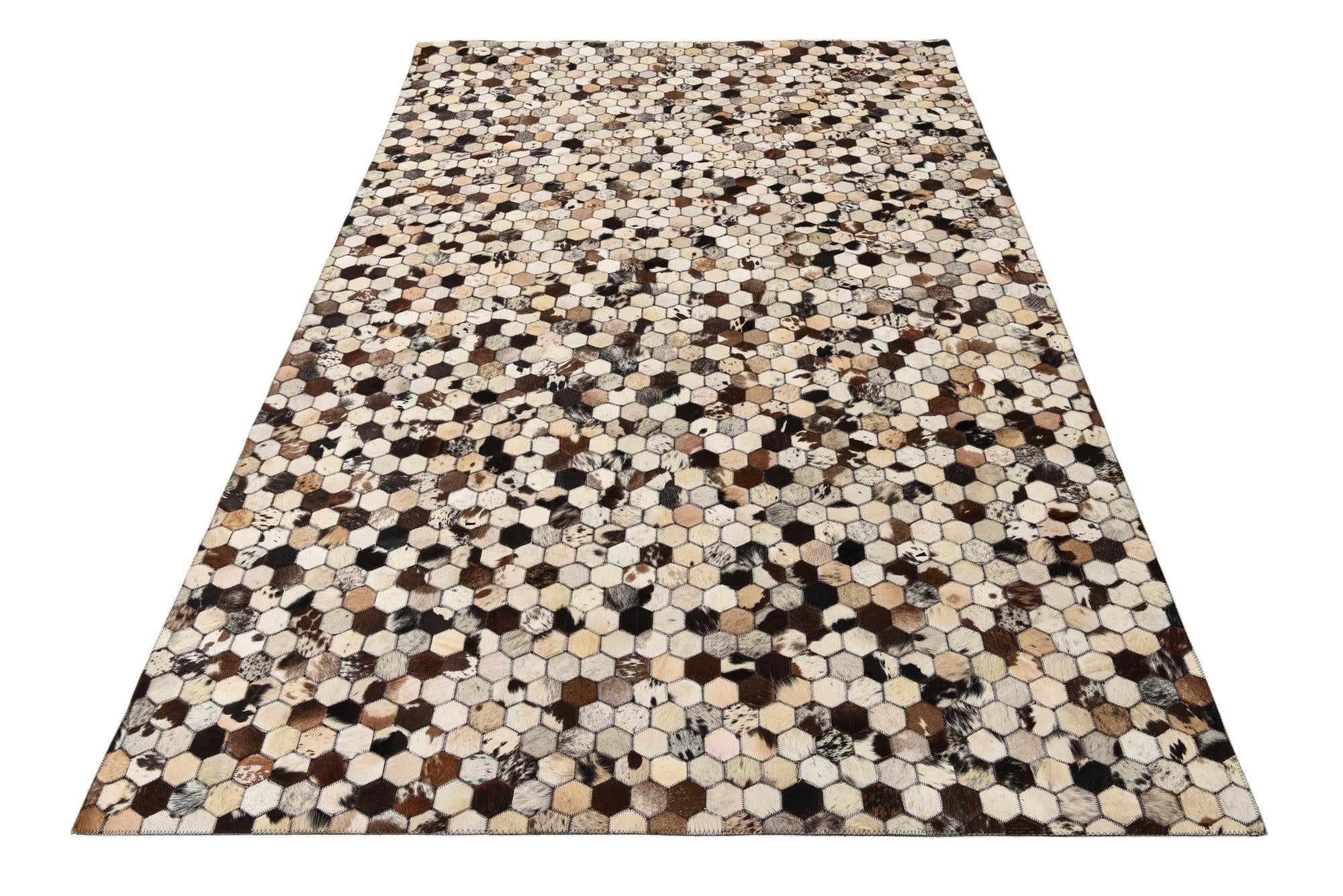 5' 1 x 8' 2 Cowhide Rug
