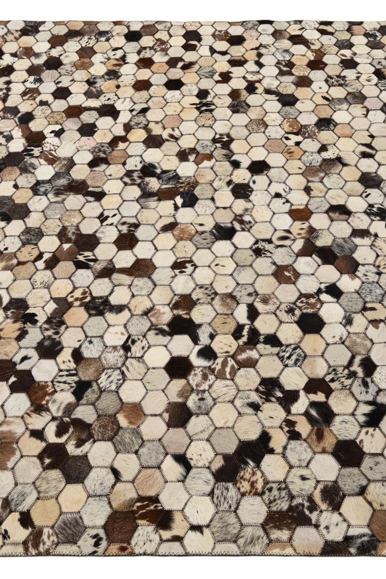 5' 1 x 8' 2 Cowhide Rug
