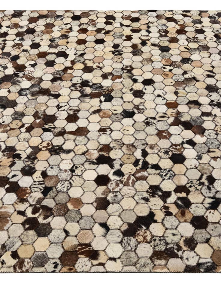 Detail image of 5' 1 x 8' 2 Cowhide Rug