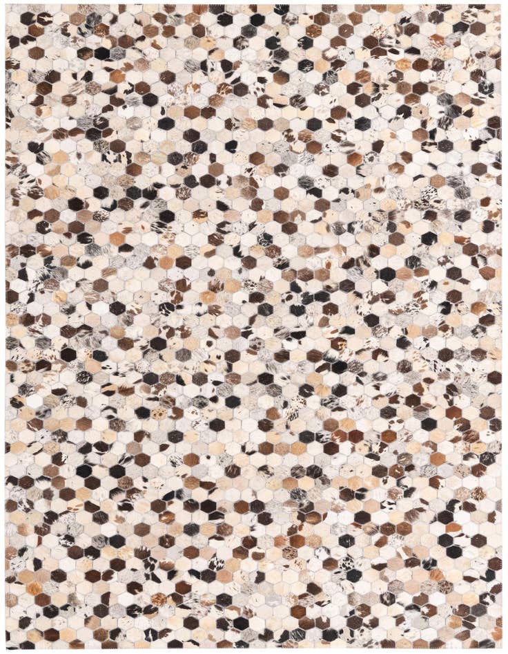 Detail image of 5' 1 x 7' 10 Cowhide Rug