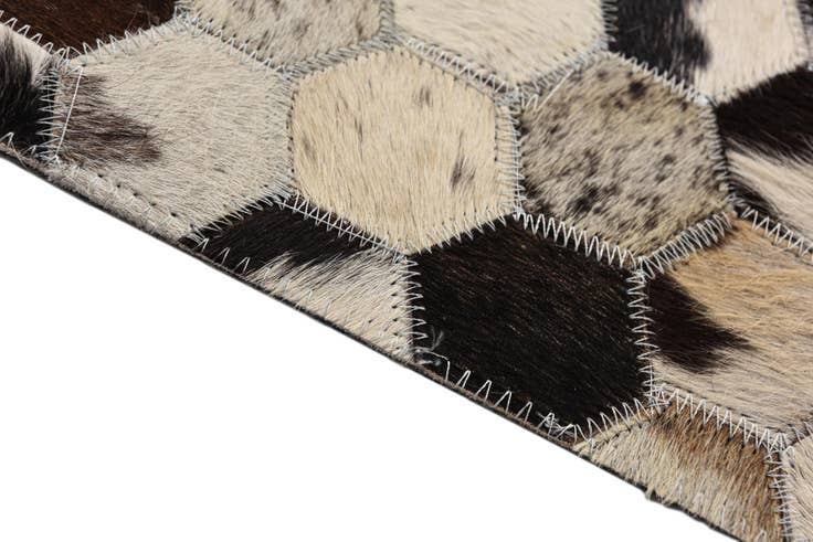 Detail image of 5' 1 x 8' Cowhide Rug