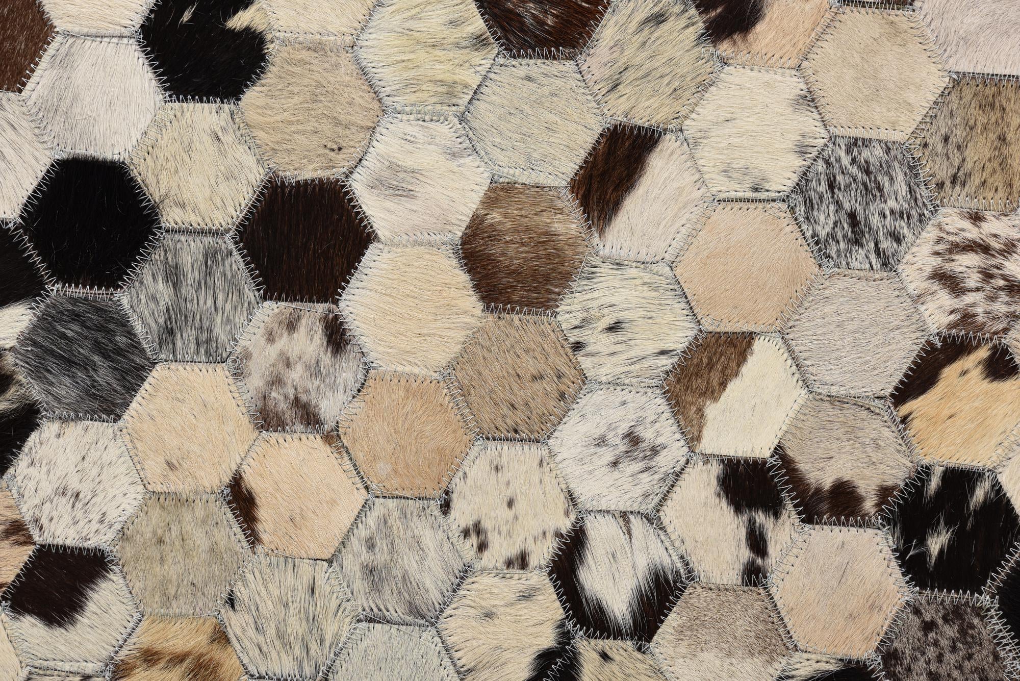 5' 1 x 8' Cowhide Rug