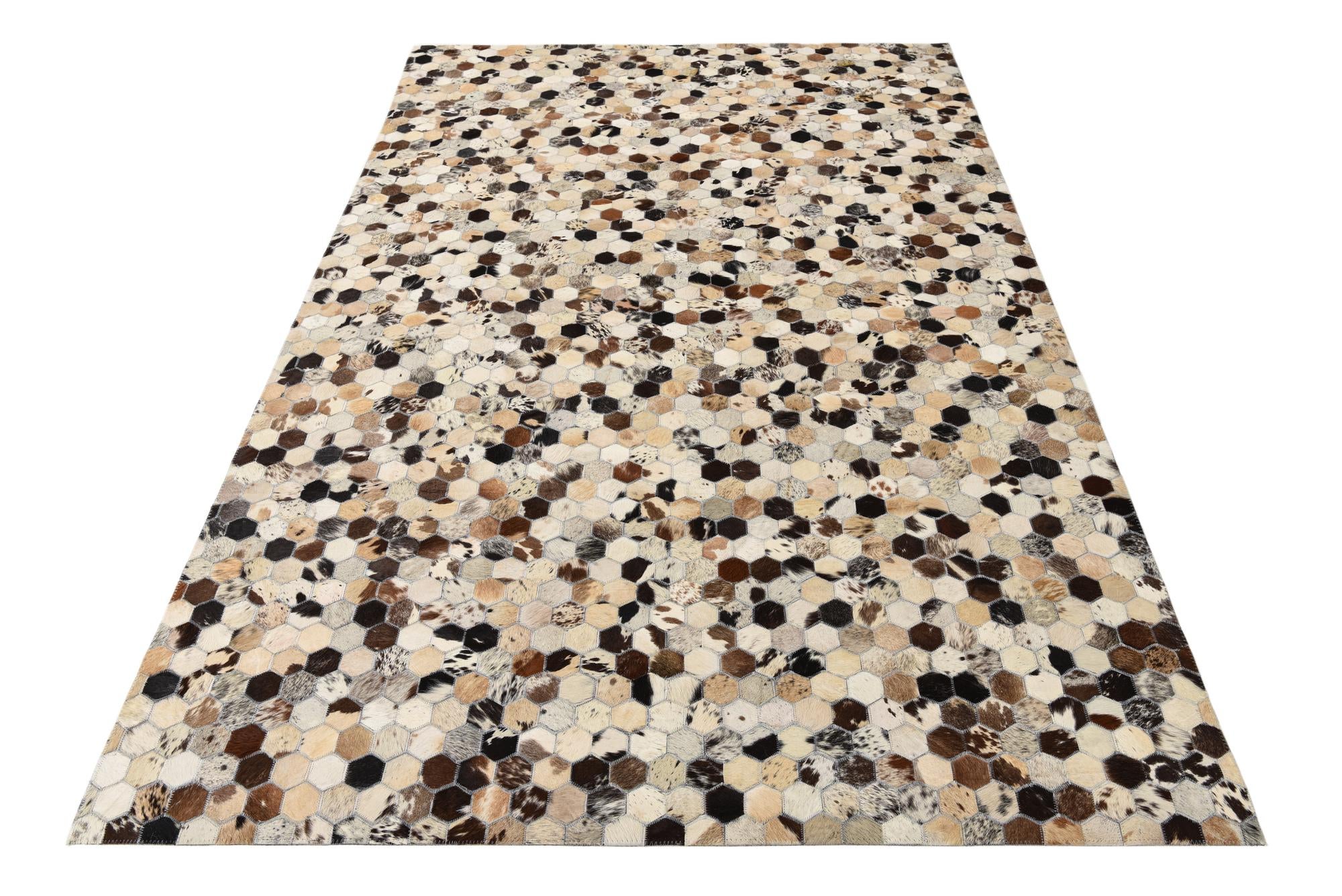 5' 1 x 7' 10 Cowhide Rug