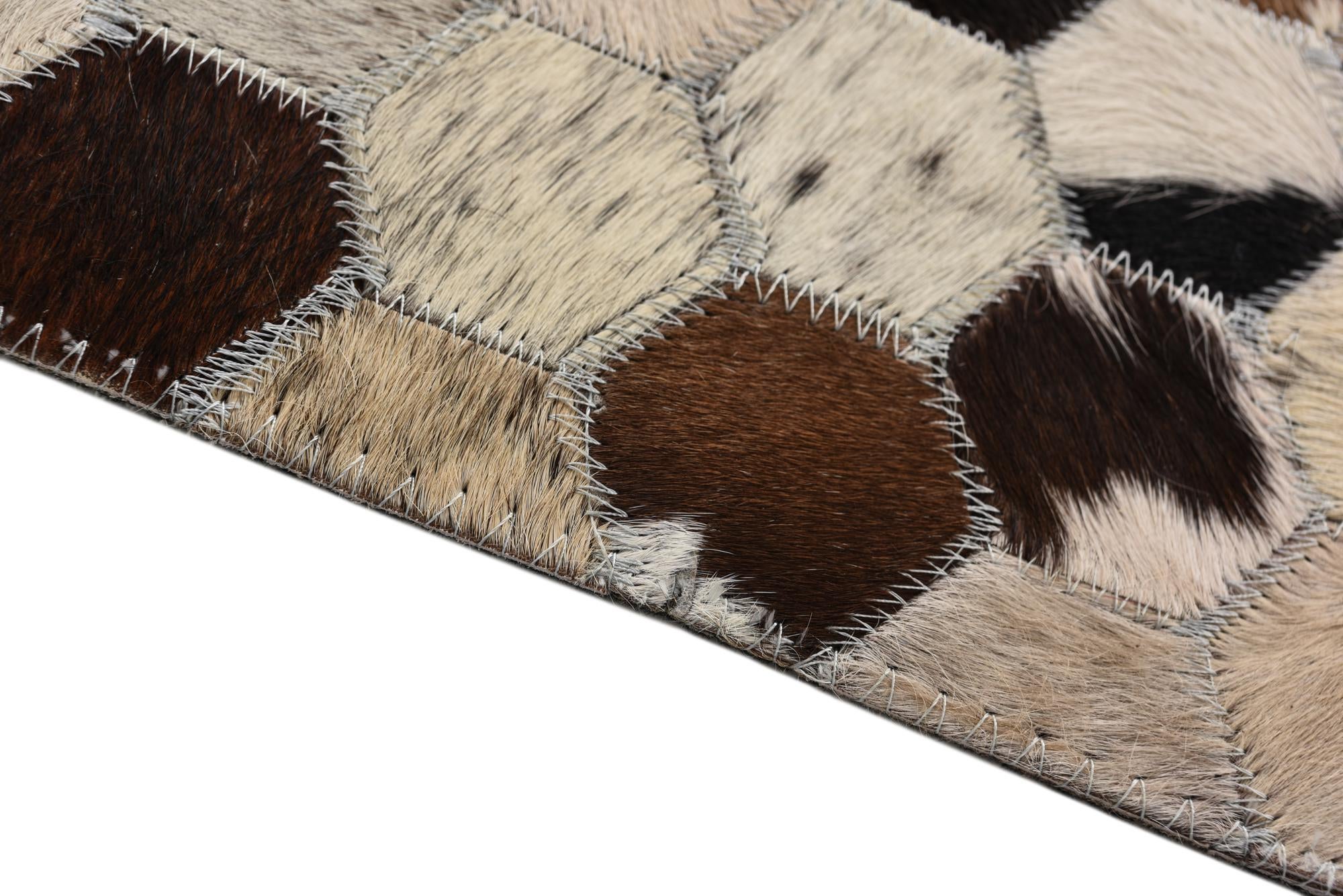 5' 1 x 7' 10 Cowhide Rug